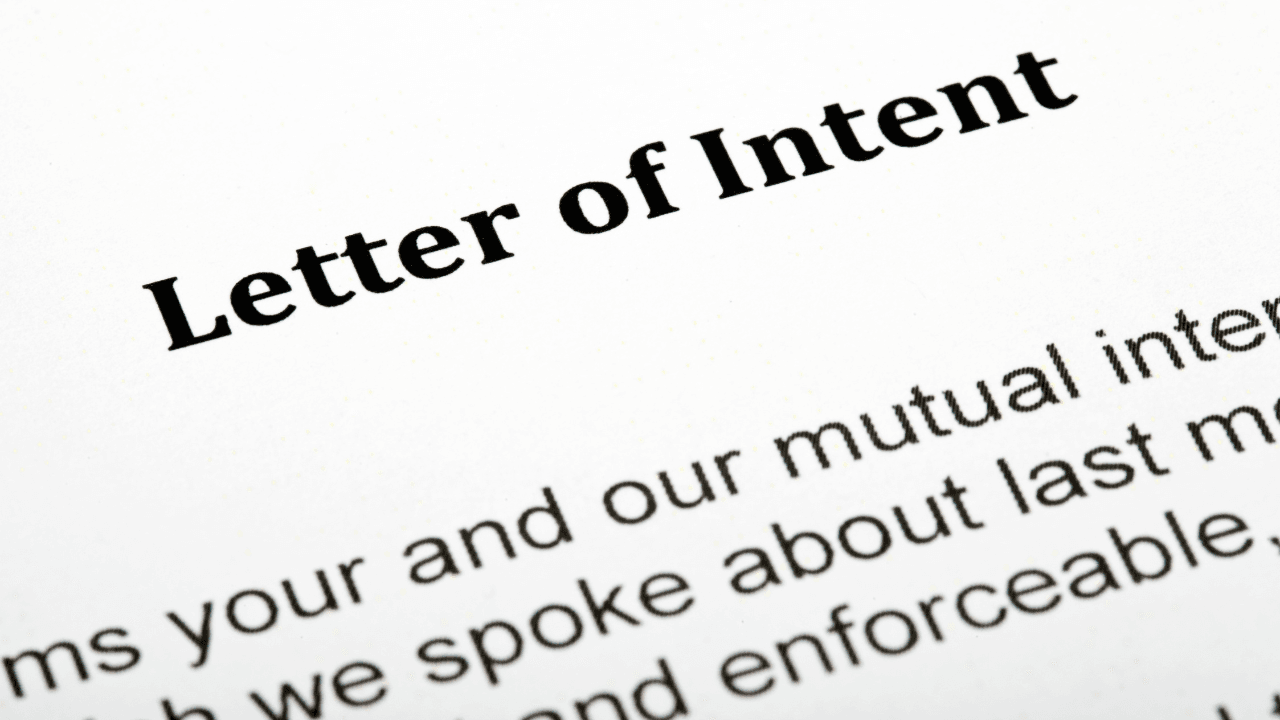 letter of intent