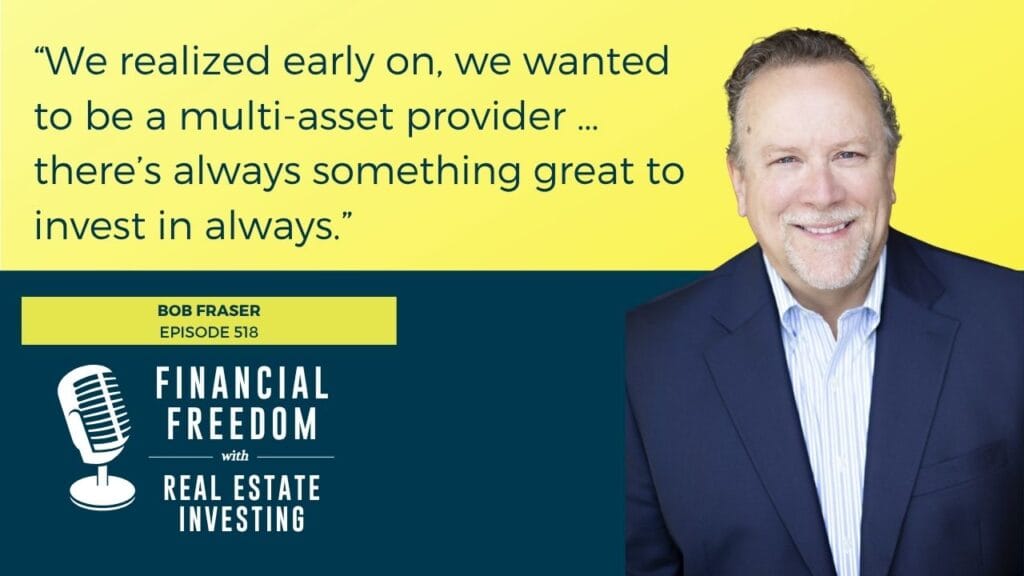 Michael Blank and Bob Fraser discussing how to invest like a billionaire, focusing on diversification, market cycles, and choosing the right operator over the deal.