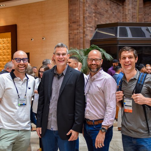 Michael Blank with Deal Makers at a live event