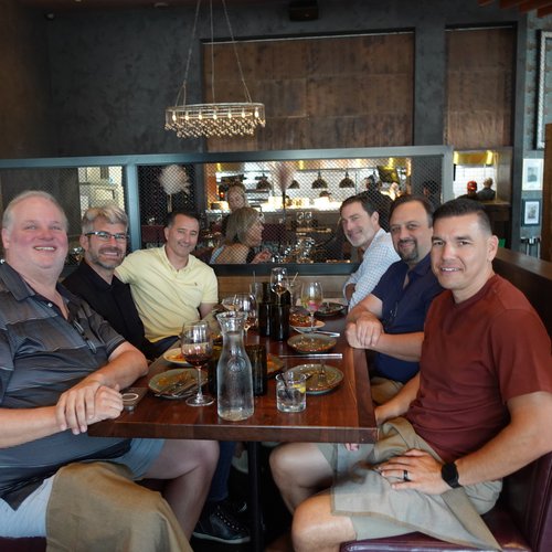 Deal Makers at dinner