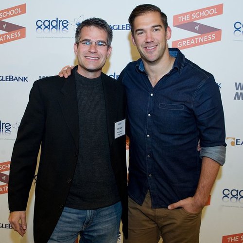 Michael Blank with Lewis Howes